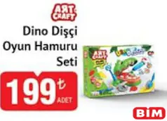 ART CRAFT DİNO DİŞÇİ OYUN HAMURU SETİ